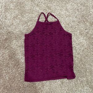 purple lace tank too